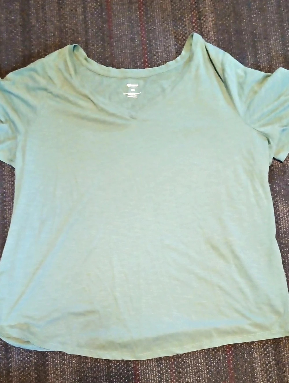 Sonoma Goods For Life Everyday V-Neck Tee Green